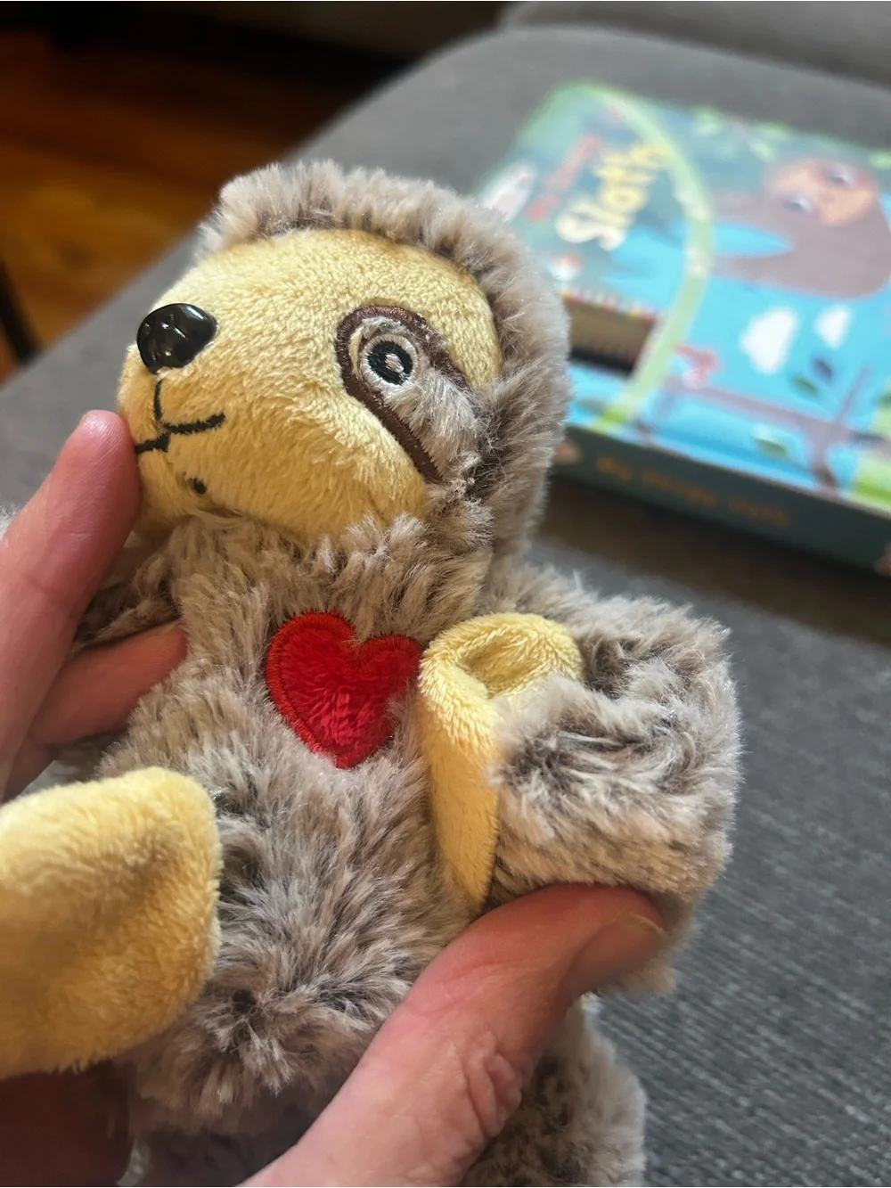 My Sleepy Sloth Plush Book - Green and Brown